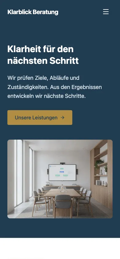Klarblick Beratung auf dem Smartphone