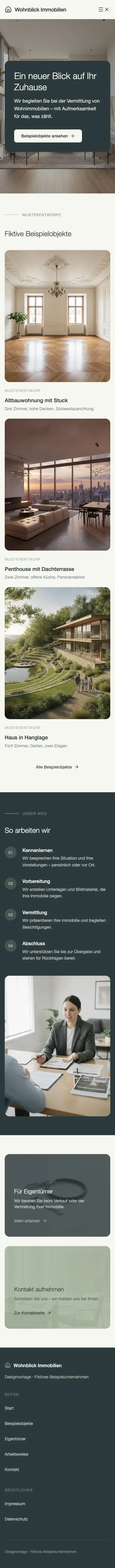 Mobile Startseite von Wohnblick Immobilien